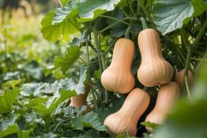 jardin-courges-butternut-feuillage
