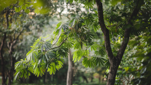 murier-nature-feuilles-tronc-foret