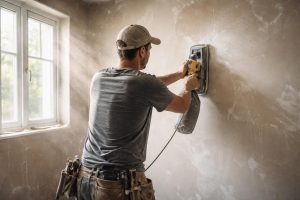 bricoleur-poncage-mur-renovation-poussiere
