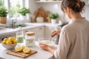 cuisine-moderne-melange-ingredients-comptoir