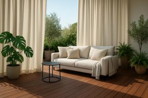 Conseils d'entretien pour les rideaux de patio extérieurs imperméables sur mesure